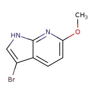 1H-Pyrrolo[2,3-b]pyridine, 3-bromo-6-methoxy-