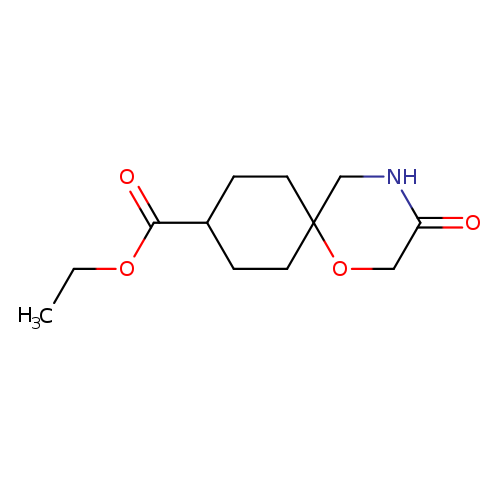 cis-Ethyl 3-oxo-1-oxa-4-azaspiro[5.5]undecane-9-carboxylate
