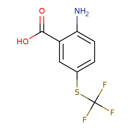2-amino-5-[(trifluoromethyl)sulfanyl]benzoic acid