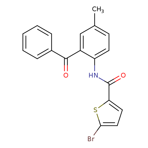 N-(2-benzoyl-4-methylphenyl)-5-bromothiophene-2-carboxamide