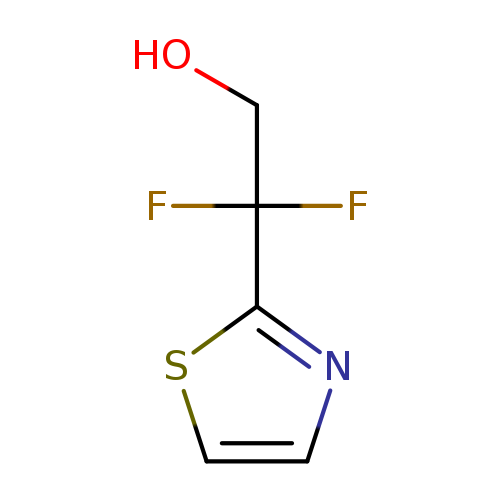 2,2-difluoro-2-(1,3-thiazol-2-yl)ethan-1-ol