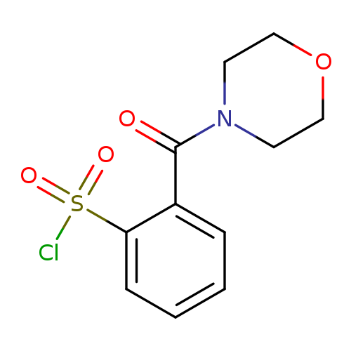 2-(morpholine-4-carbonyl)benzene-1-sulfonyl chloride