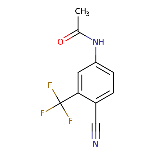 Acetamide, N-[4-cyano-3-(trifluoromethyl)phenyl]-