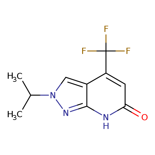 2-Isopropyl-4-(trifluoromethyl)-2H-pyrazolo[3,4-b]pyridin-6(7H)-one