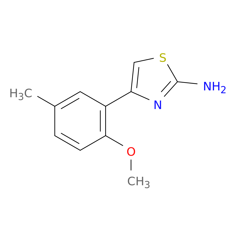 4-(2-Methoxy-5-methylphenyl)thiazol-2-amine