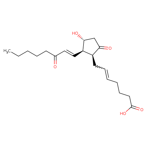 (Z)-7-[(1S,2R,3R)-3-HYDROXY-5-OXO-2-[(E)-3-OXOOCT-1-ENYL]CYCLOPENTYL]HEPT-5-ENOIC ACID