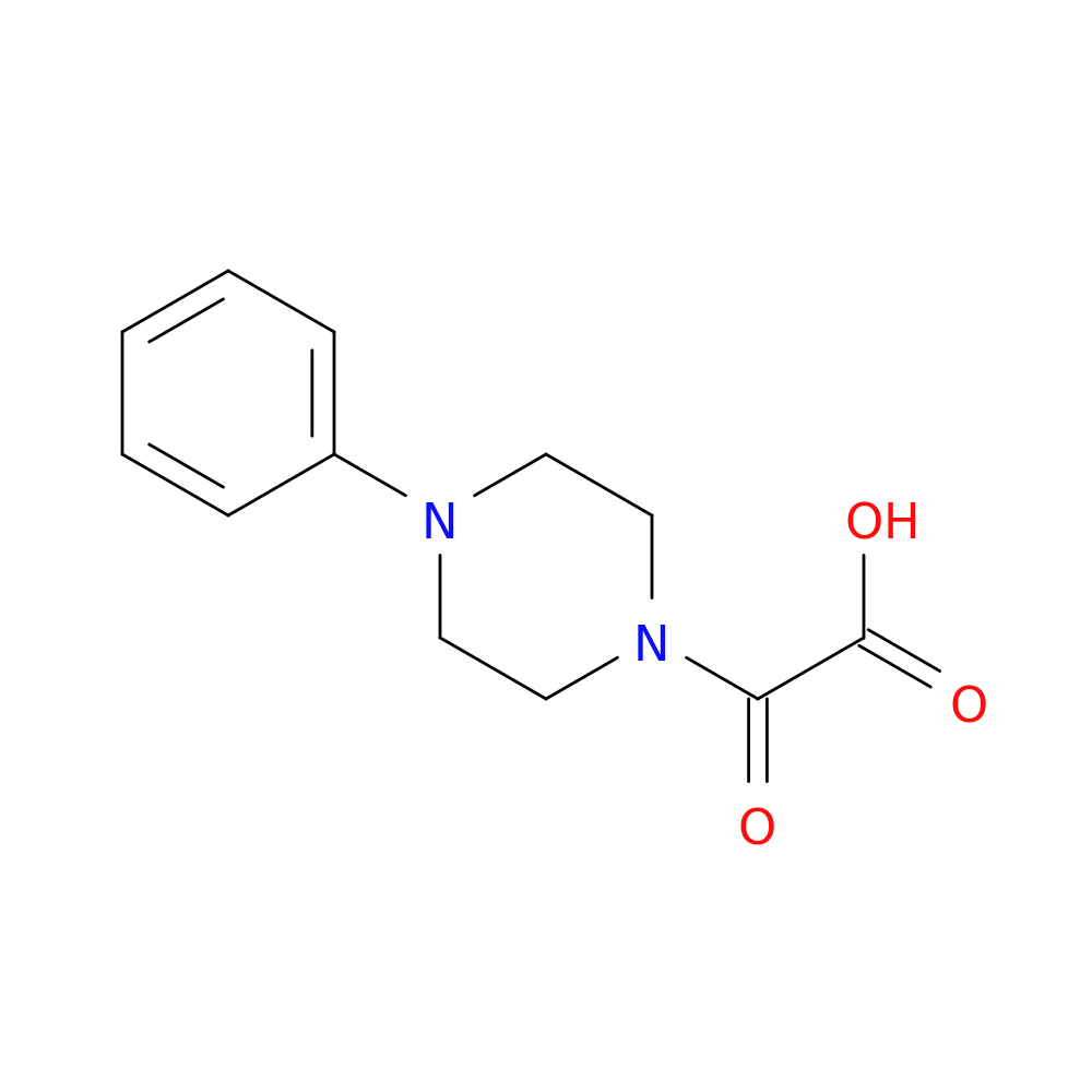 2-Oxo-2-(4-phenylpiperazin-1-yl)acetic Acid
