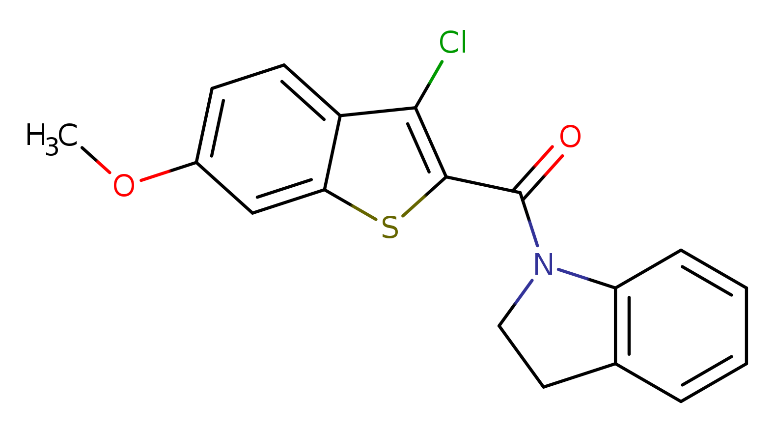 1-(3-chloro-6-methoxy-1-benzothiophene-2-carbonyl)-2,3-dihydro-1H-indole