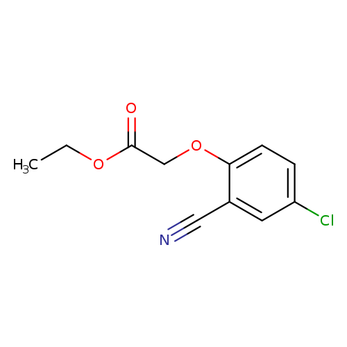 Acetic acid, (4-chloro-2-cyanophenoxy)-, ethyl ester