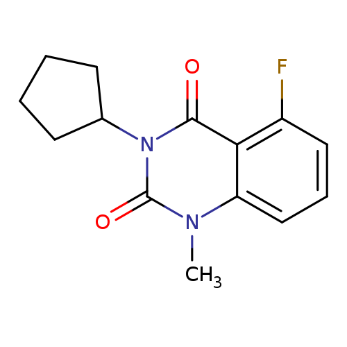 3-cyclopentyl-5-fluoro-1-methyl-1,2,3,4-tetrahydroquinazoline-2,4-dione
