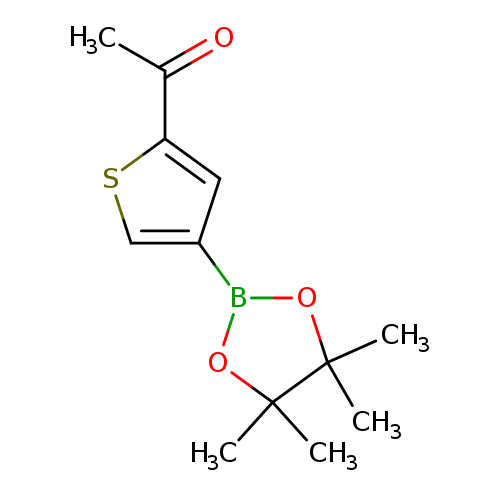 1-(4-(4,4,5,5-tetramethyl-1,3,2-dioxaborolan-2-yl)thiophen-2-yl)ethan-1-one