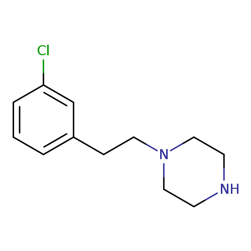 1-[2-(3-chlorophenyl)ethyl]piperazine
