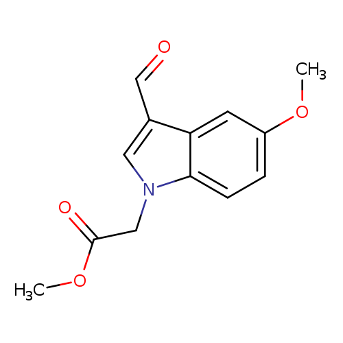 Methyl (3-formyl-5-methoxy-1h-indol-1-yl)acetate