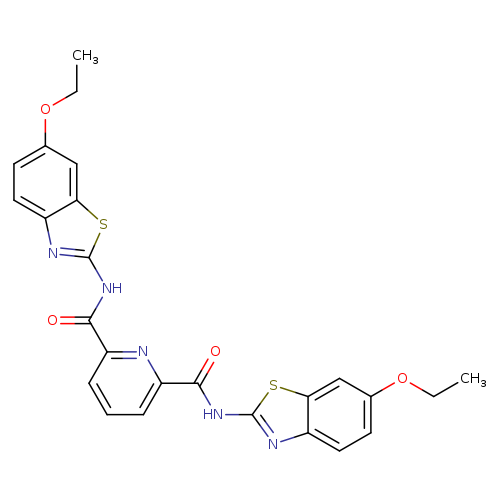 N2,N6-bis(6-ethoxy-1,3-benzothiazol-2-yl)pyridine-2,6-dicarboxamide