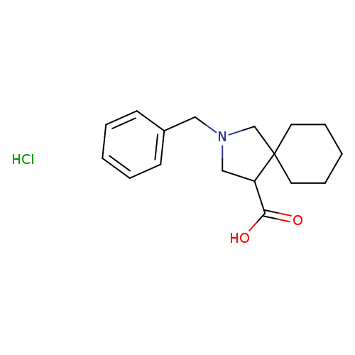 2-Benzyl-2-azaspiro[4.5]decane-4-carboxylic acid hydrochloride