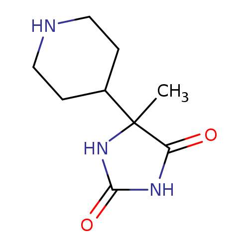 5-methyl-5-(piperidin-4-yl)imidazolidine-2,4-dione