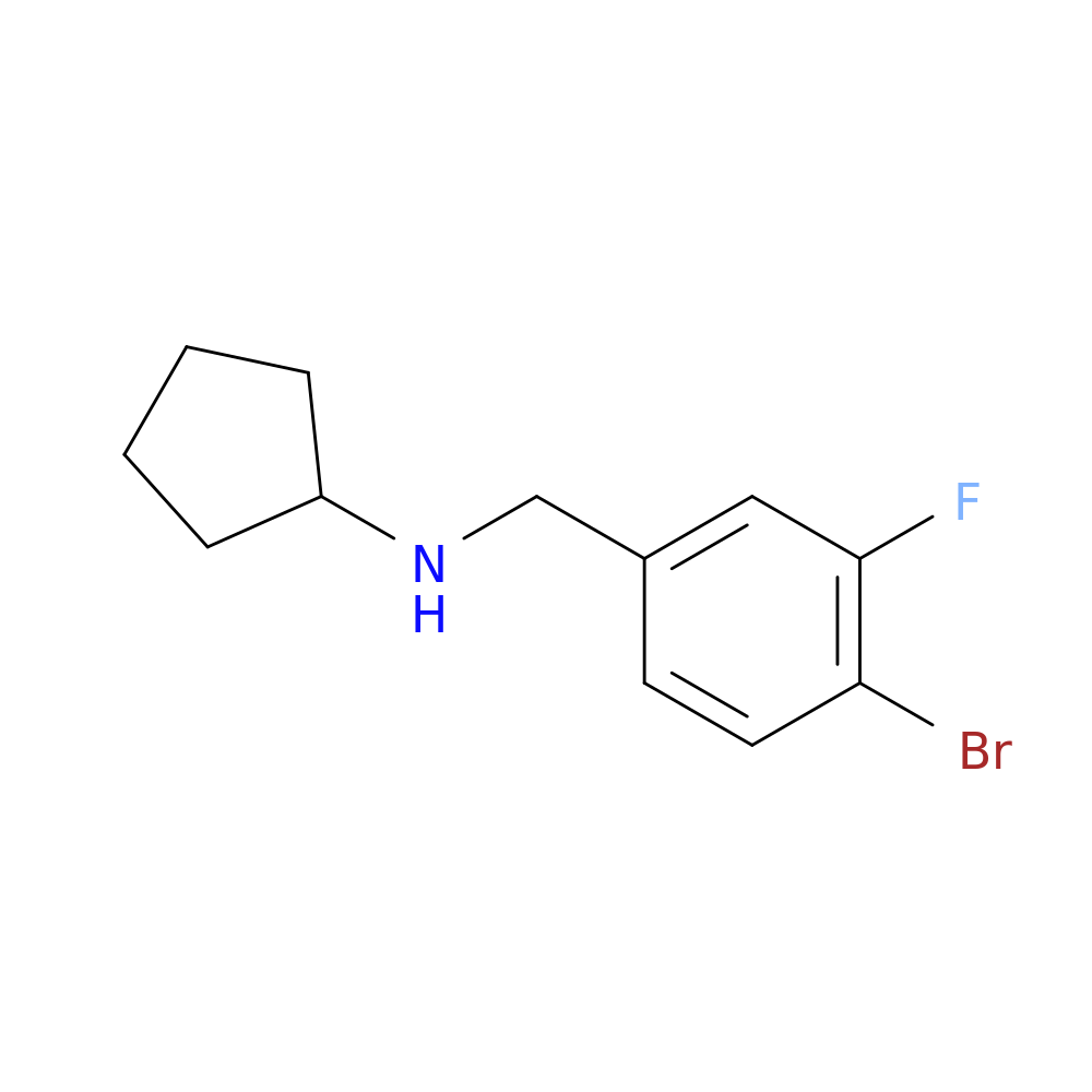 N-(4-broMo-3-fluorobenzyl)cyclopentanaMine