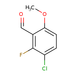 Benzaldehyde, 3-chloro-2-fluoro-6-methoxy-