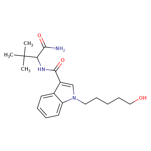 N-(1-amino-3,3-dimethyl-1-oxobutan-2-yl)-1-(5-hydroxypentyl)-1H-indole-3-carboxamide
