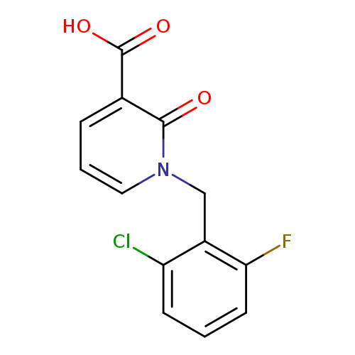1-[(2-chloro-6-fluorophenyl)methyl]-2-oxo-1,2-dihydropyridine-3-carboxylic acid