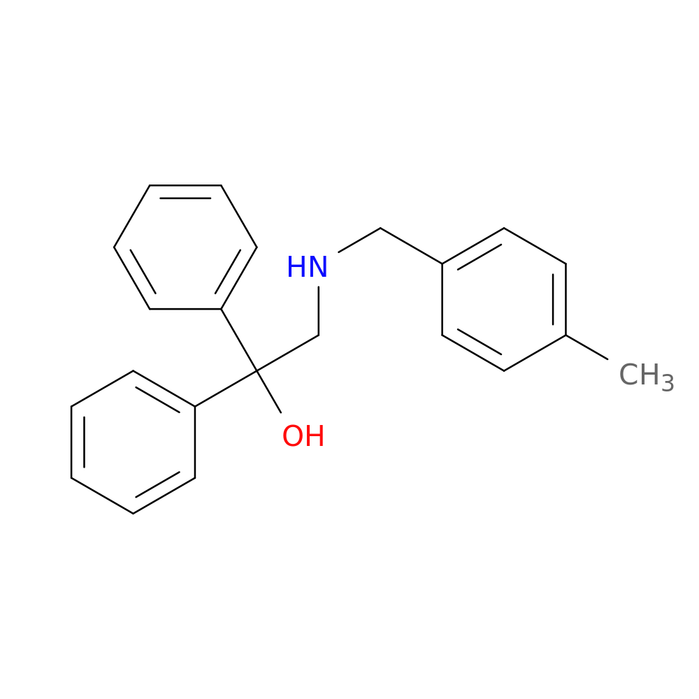 2-{[(4-methylphenyl)methyl]amino}-1,1-diphenylethan-1-ol