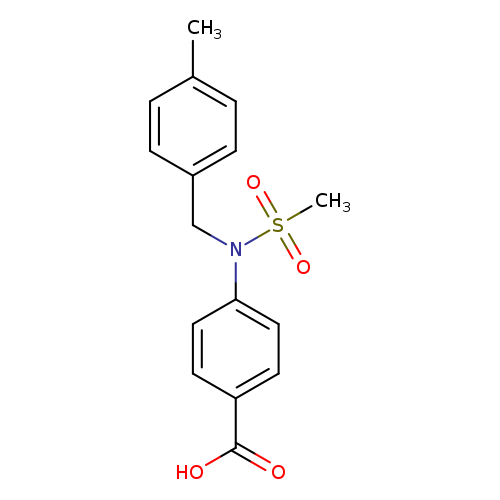 4-[(4-Methylbenzyl)(methylsulfonyl)amino]benzoic acid