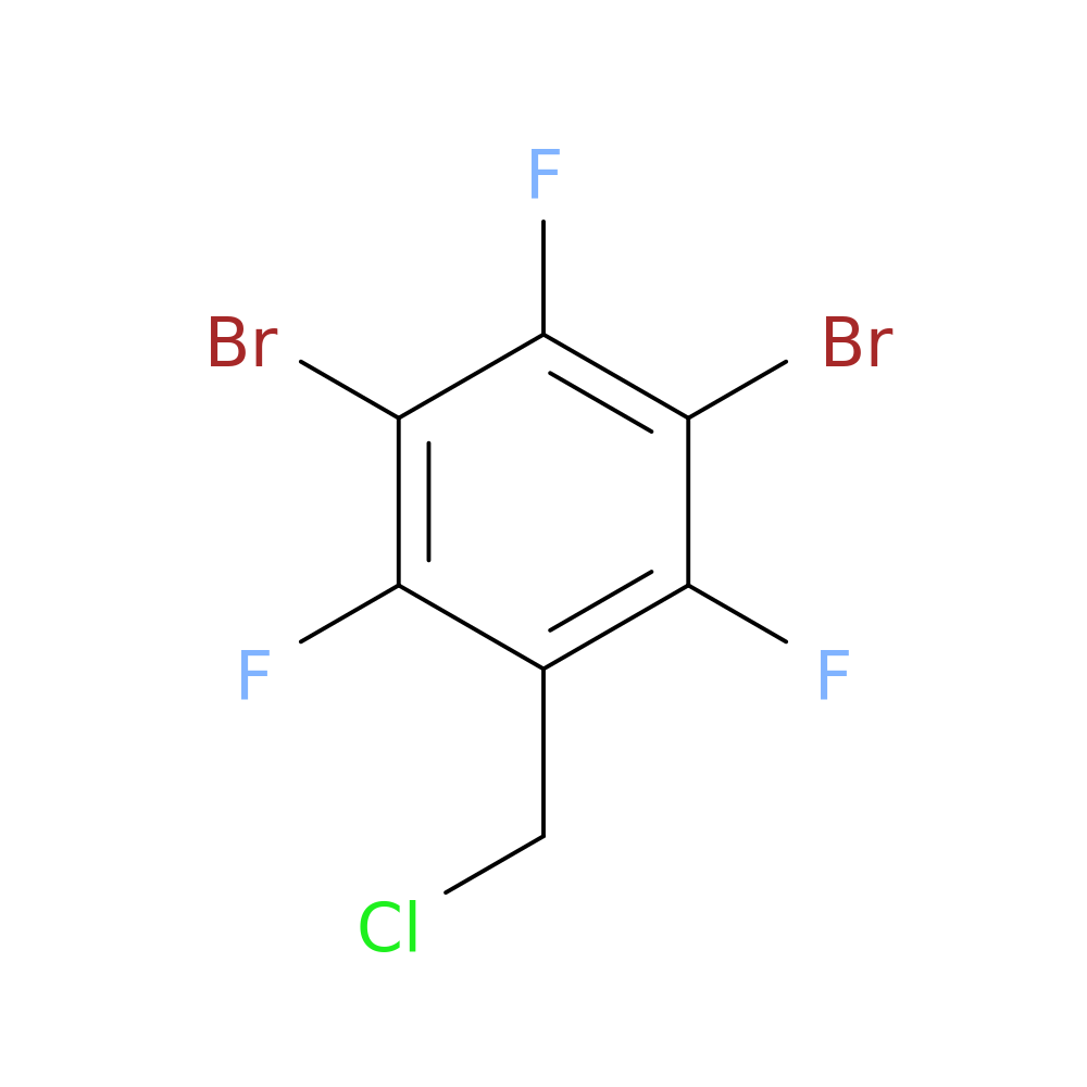 1,3-dibromo-5-(chloromethyl)-2,4,6-trifluorobenzene