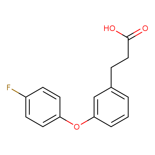 Benzenepropanoic acid, 3-(4-fluorophenoxy)-