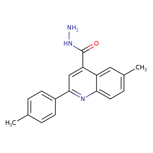 6-Methyl-2-(4-methylphenyl)quinoline-4-carbohydrazide