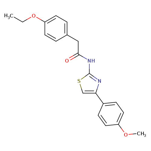 2-(4-ethoxyphenyl)-N-[4-(4-methoxyphenyl)-1,3-thiazol-2-yl]acetamide
