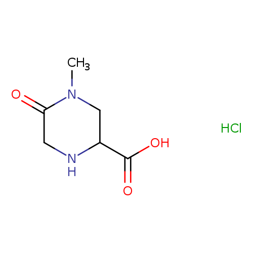 4-methyl-5-oxopiperazine-2-carboxylic acid hydrochloride