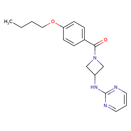 N-[1-(4-butoxybenzoyl)azetidin-3-yl]pyrimidin-2-amine
