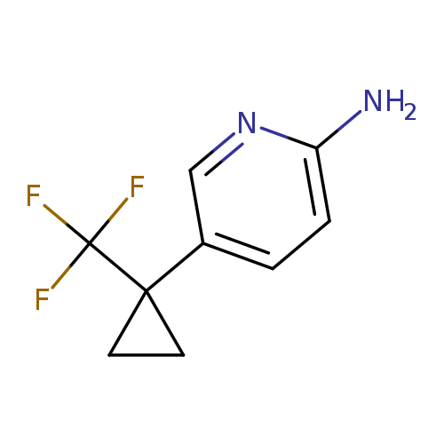 5-[1-(trifluoromethyl)cyclopropyl]pyridin-2-amine