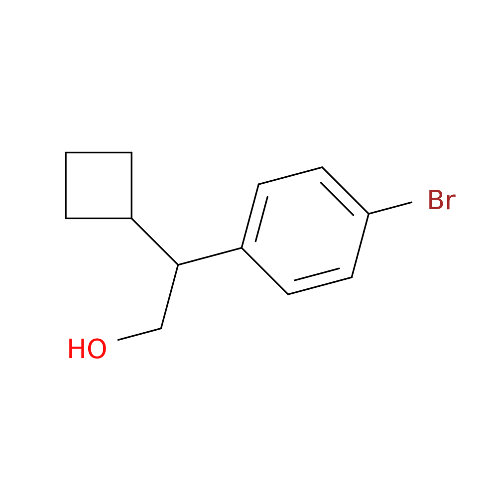 2-(4-bromophenyl)-2-cyclobutylethan-1-ol