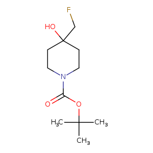 1-Piperidinecarboxylic acid, 4-(fluoromethyl)-4-hydroxy-, 1,1-dimethylethyl ester