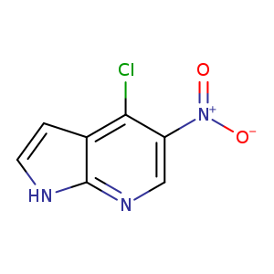 1H-Pyrrolo[2,3-b]pyridine, 4-chloro-5-nitro-