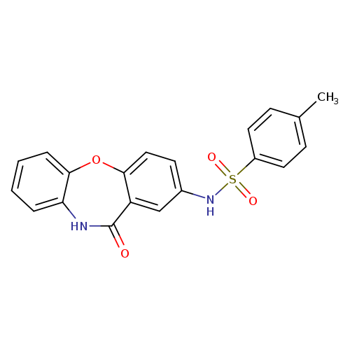4-methyl-N-{10-oxo-2-oxa-9-azatricyclo[9.4.0.0^{3,8}]pentadeca-1(11),3(8),4,6,12,14-hexaen-13-yl}benzene-1-sulfonamide