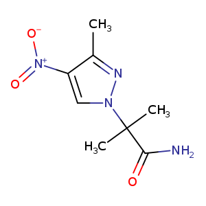 2-methyl-2-(3-methyl-4-nitro-1H-pyrazol-1-yl)propanamide