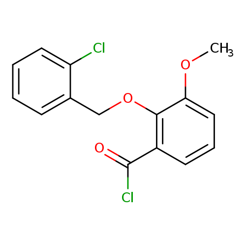 2-[(2-Chlorobenzyl)oxy]-3-methoxybenzoyl chloride