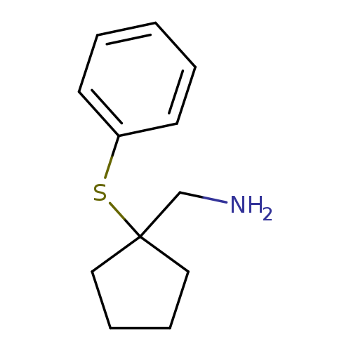 [1-(phenylsulfanyl)cyclopentyl]methanamine