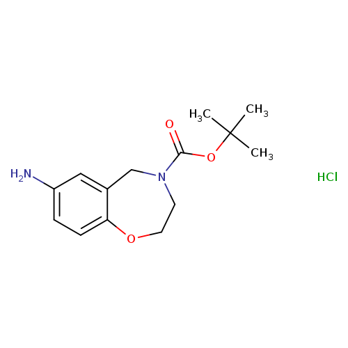 tert-butyl 7-amino-2,3,4,5-tetrahydro-1,4-benzoxazepine-4-carboxylate hydrochloride