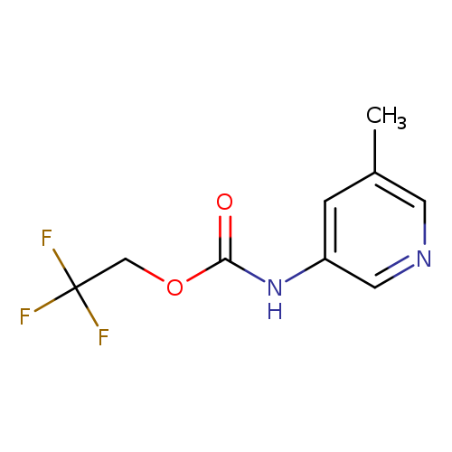 2,2,2-trifluoroethyl N-(5-methylpyridin-3-yl)carbamate