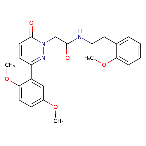 2-[3-(2,5-dimethoxyphenyl)-6-oxo-1,6-dihydropyridazin-1-yl]-N-[2-(2-methoxyphenyl)ethyl]acetamide