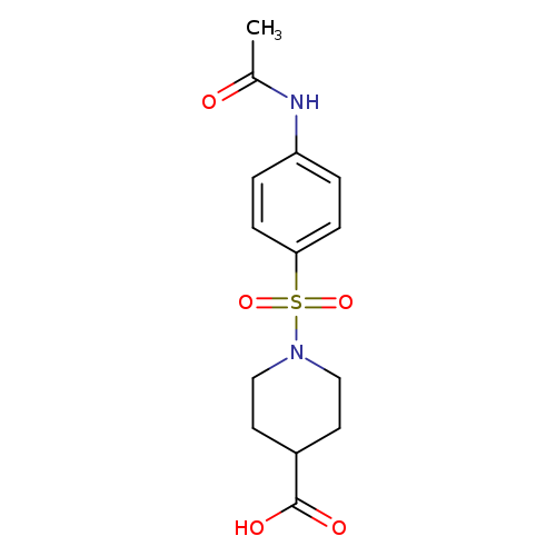 1-(4-Acetylamino-benzenesulfonyl)-piperidine-4-carboxylic acid