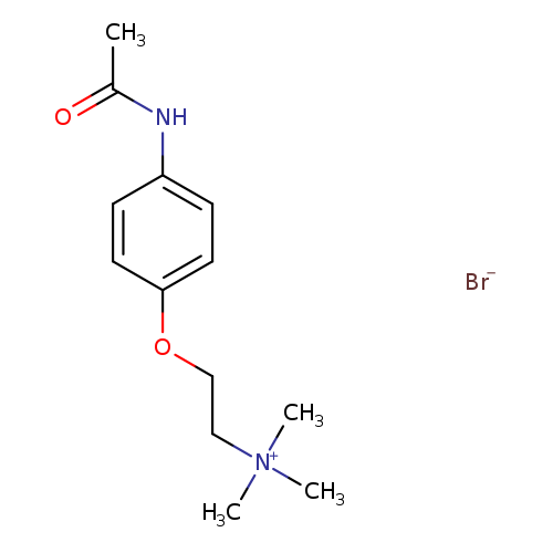 2-(4-Acetamidophenoxy)-N,N,N-trimethylethanaminium bromide