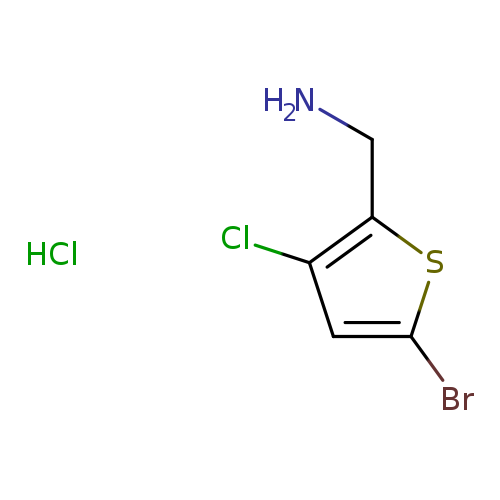 1-(5-bromo-3-chlorothiophen-2-yl)methanamine hydrochloride