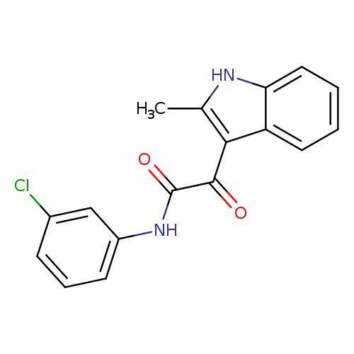 N-(3-chlorophenyl)-2-(2-methyl-1H-indol-3-yl)-2-oxoacetamide