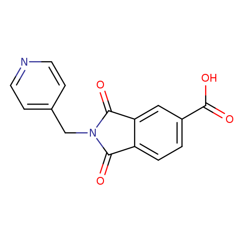 1,3-dioxo-2-(pyridin-4-ylmethyl)-2,3-dihydro-1H-isoindole-5-carboxylic acid