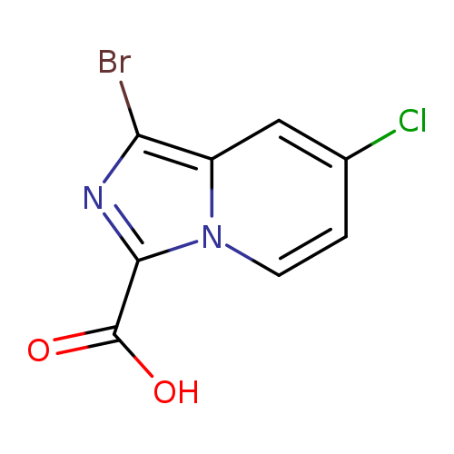1-bromo-7-chloroimidazo[1,5-a]pyridine-3-carboxylicacid