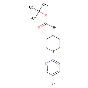 2-[4-(Boc-amino)-1-piperidinyl]-5-bromopyridine